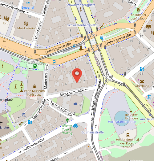 Karte Wien Weiner ZT Adresse